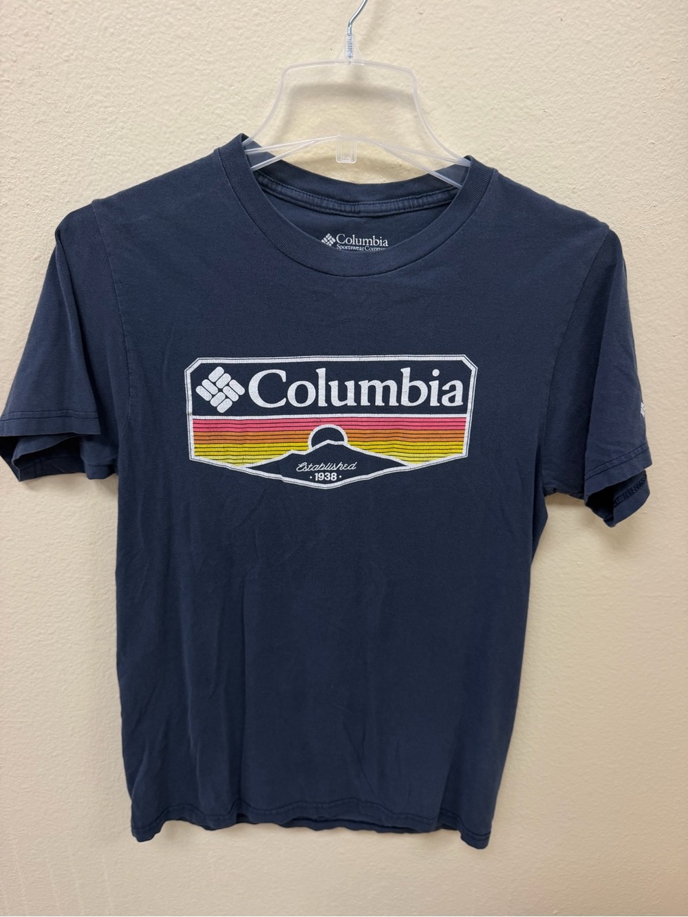 Columbia Men's Navy Logo Graphic Tee
